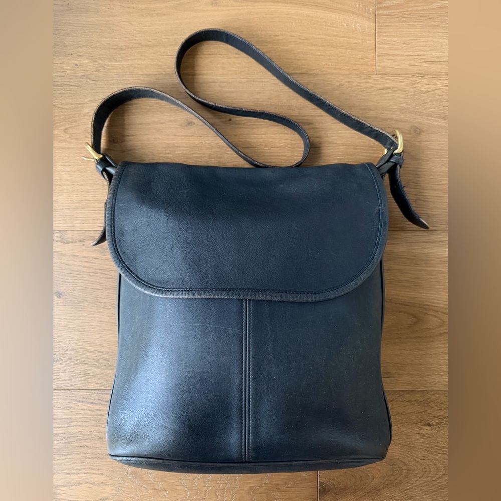 Vintage Coach Whitney Bag Navy Blue